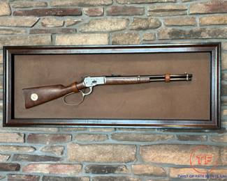 JOHN WAYNE 100th Anniversary HIGH Grade Winchester Model 1892 Mounted in Custom Shadowbox