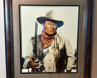 JOHN WAYNE Custom Framed Print