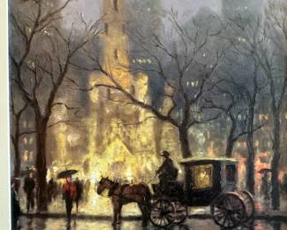 THOMAS KINKADE "The Watertower, Chicago" Limited Edition Gallery Proof on Canvas (285/700)