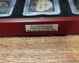 2018 Enhanced North America SILVER Bullion Set