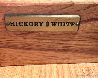 HICKORY WHITE Louis XV Style Three Drawer Chest
