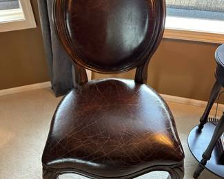 Pottery Barn Distressed Leather Chair