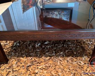 HENREDON George III Style Mahogany Side Table
