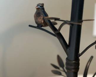 Pier 1 Bronze Perched Bird Accent Table