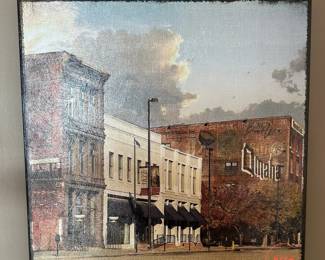 Downtown OMAHA Print on Board