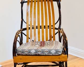 Vintage Adirondack Tree Branch, Twig,  Arts & Crafts Primitive Rocker