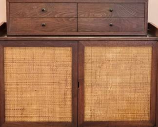 Cane Doors Petit Credenza Cabinet