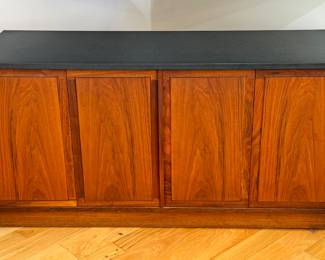Slate Top Walnut Sideboard, Jack Cartwright for Founders
