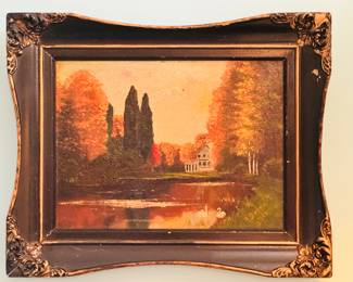 Original painting, framed