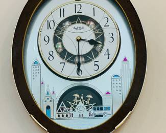 Vintage Small World Rhythm Wall Clock, Music Song Chime