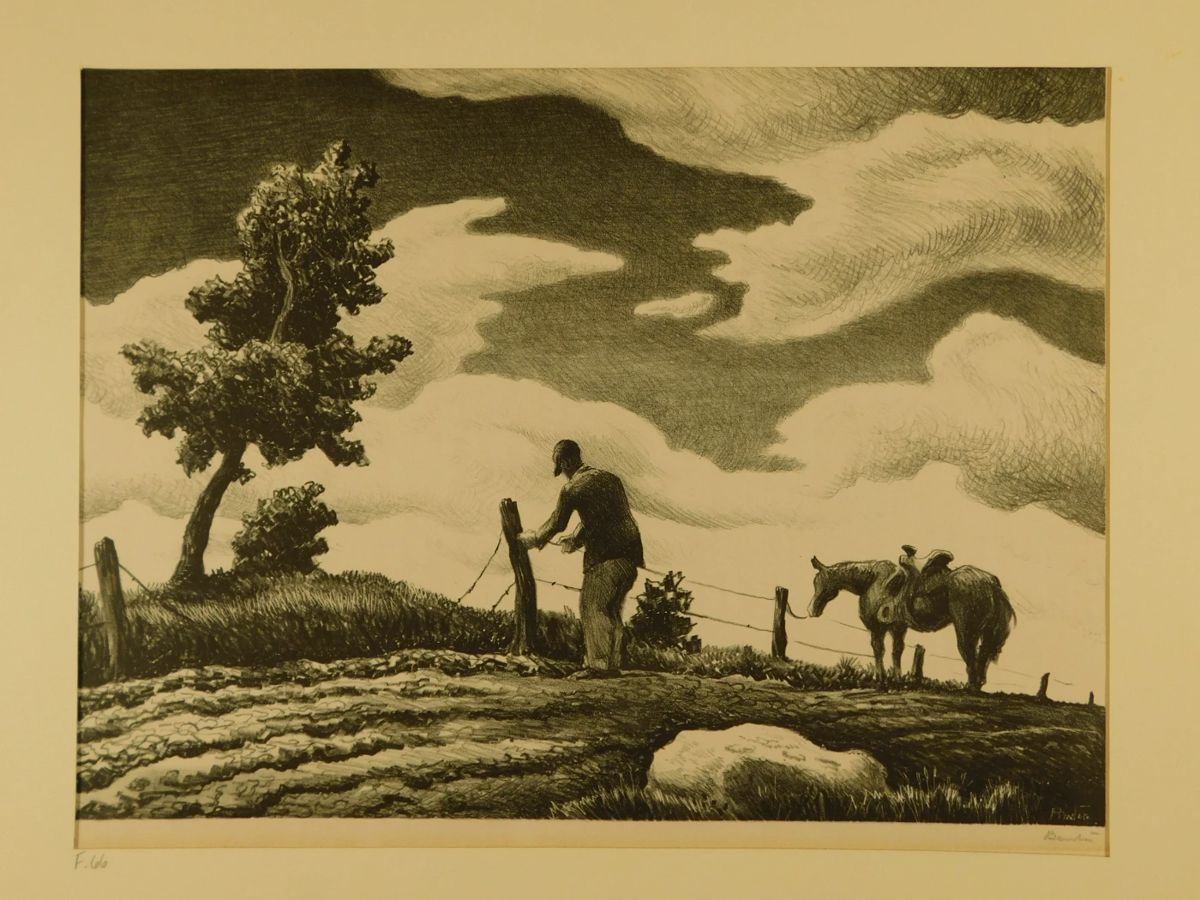 Benton lithographs