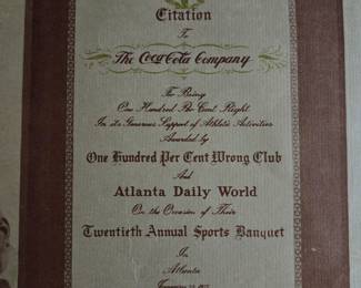 Jackie Robinson Signed/ Autographed Program