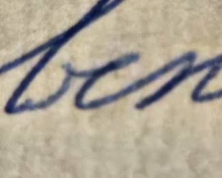 Jackie Robinson Signed/ Autographed Program