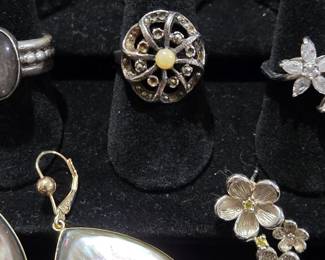 Sterling Silver Jewelry with Gemstones and Diamonds