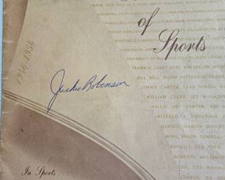 Jackie Robinson Signed/ Autograph