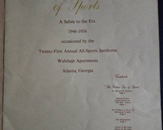 Jackie Robinson Signed/ Autographed Program