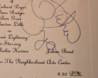 Richard Pryor Autograph 