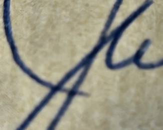 Jackie Robinson Signed/ Autographed Program