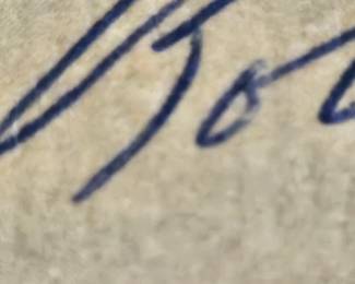 Jackie Robinson Signed/ Autographed Program