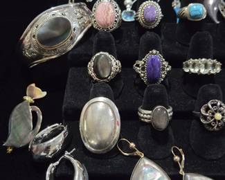 Sterling Silver Jewelry with Gemstones and Diamonds