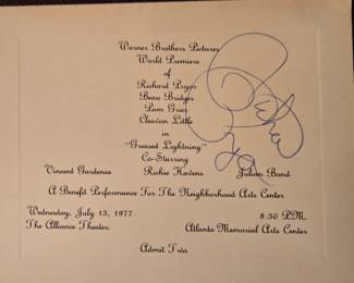 Richard Pryor Autograph 