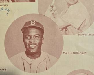 Jackie Robinson Signed/ Autographed Program