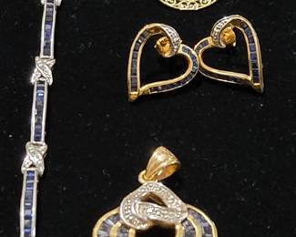 14K and 10K Gold Jewelry with Diamonds and Gemstones