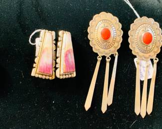 Native American Sterling Earrings