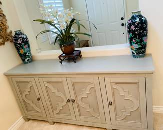 Gray Buffet Cabinet