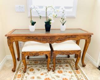 Entry Table - Coordinating Benches