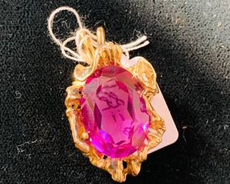 14K Alexandrite Pendant
