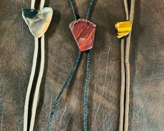 Bolo Ties with Minerals