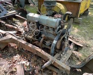 Antique Frame and Engine