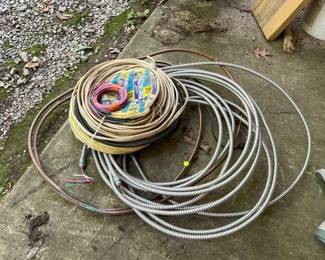 COPPER TUBING AND ELECTRICAL WIRE