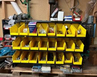 LOT OF ORGANIZERS AND HARDWARE