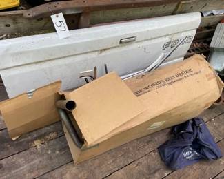 FORD TAILGATE OLD FRAME AND PIPE