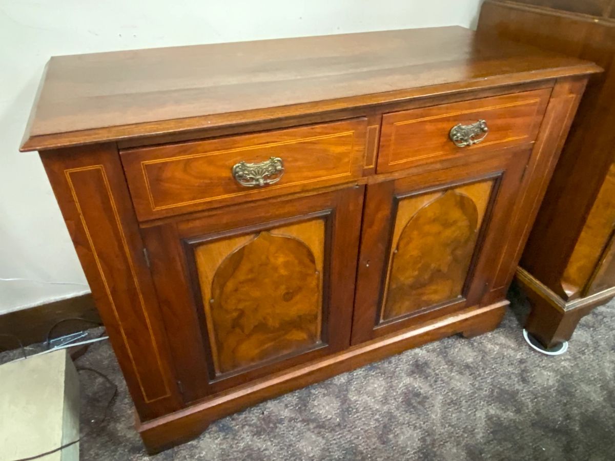 Beautiful Inlaid 19th c. Server