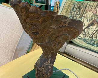 Detail of Iron Leg Lamp