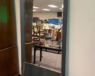Designer Steel-framed full length mirror
