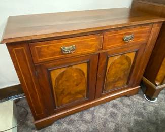 Beautiful Inlaid 19th c. Server