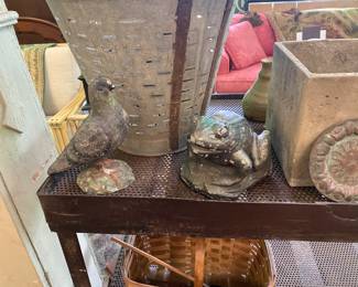 Concrete Bird and Frog