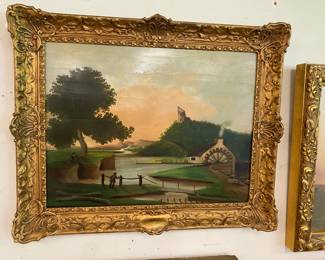 Original Signed John Rathbone Oil on Board