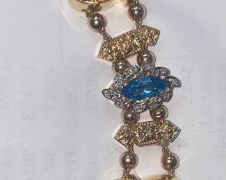 10k Gold & Gemstone Slide Bracelet