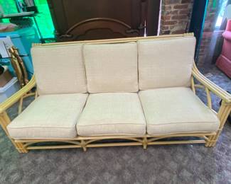 Vintage Rattan Sofa