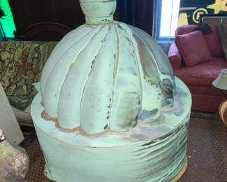 Verdigris Copper Architectural Piece