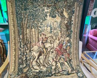 French made Tapestry entitled  “Le Rapport” 