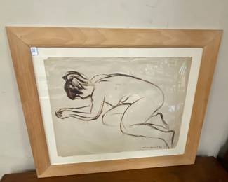 Original Arthur Stewart painting on paper