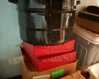 Canning jars and tools