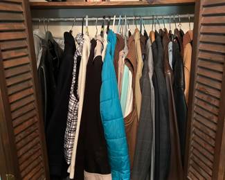 Mens' and womens' coats and jackets