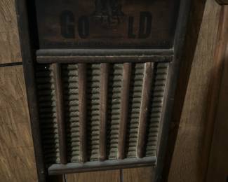 Antique washboard